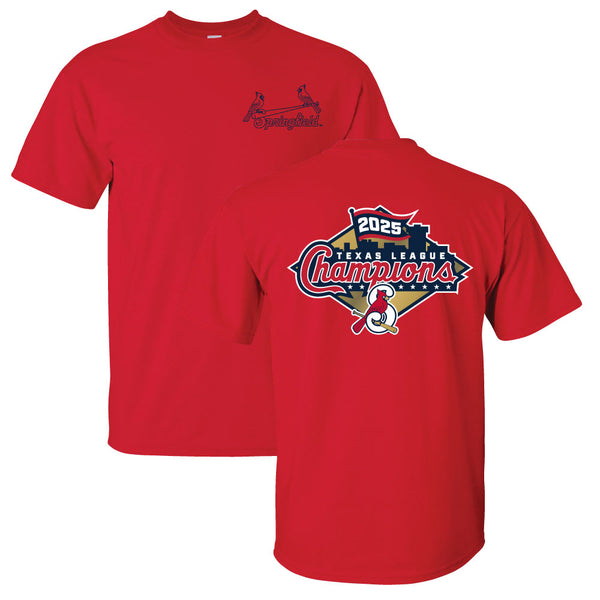 2025 Texas League Champions Tee – Springfield Cardinals