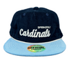 Corduroy Leather Strapback Hat