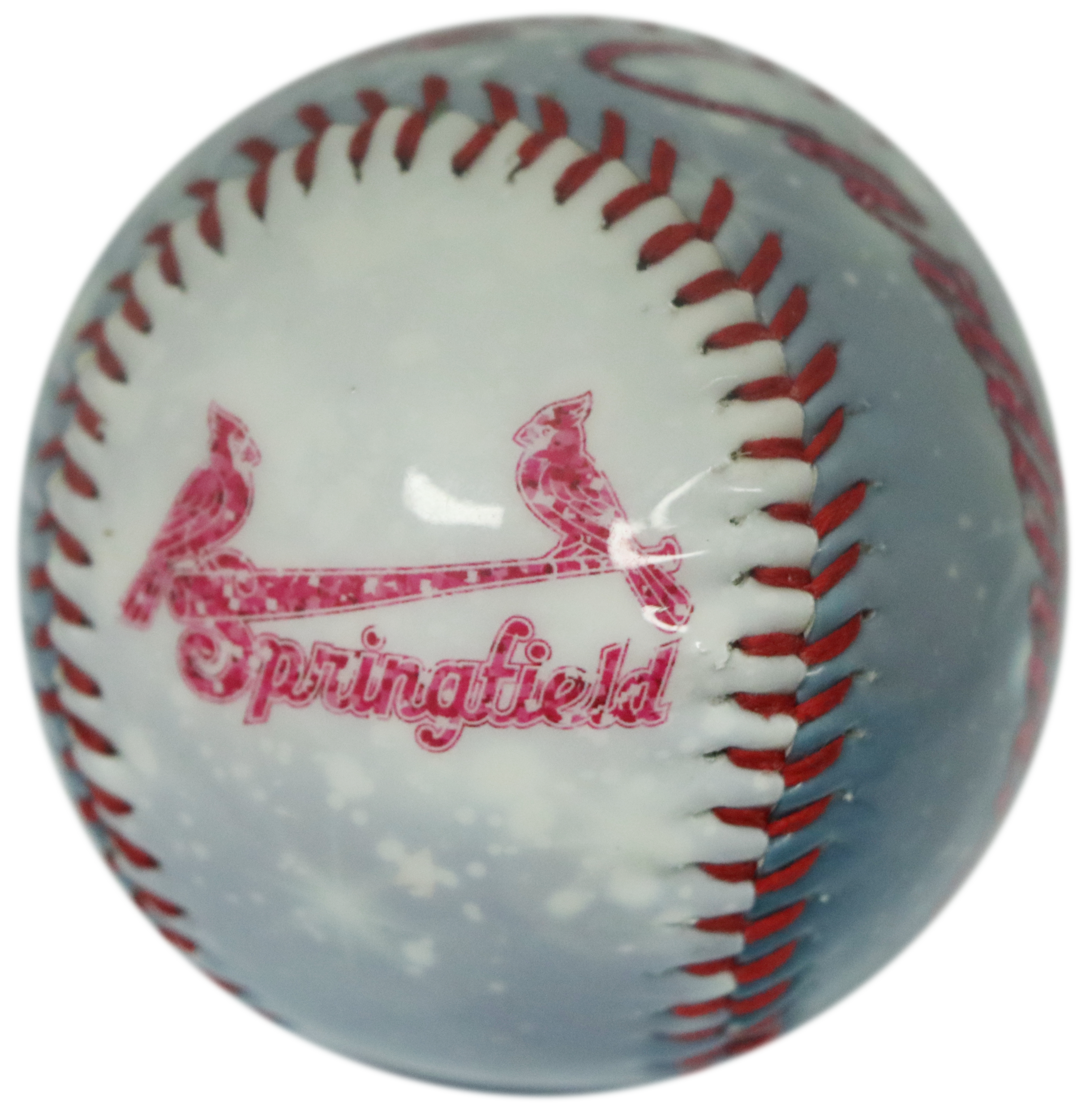 Springfield Cardinals Novelty Baseball Glitter