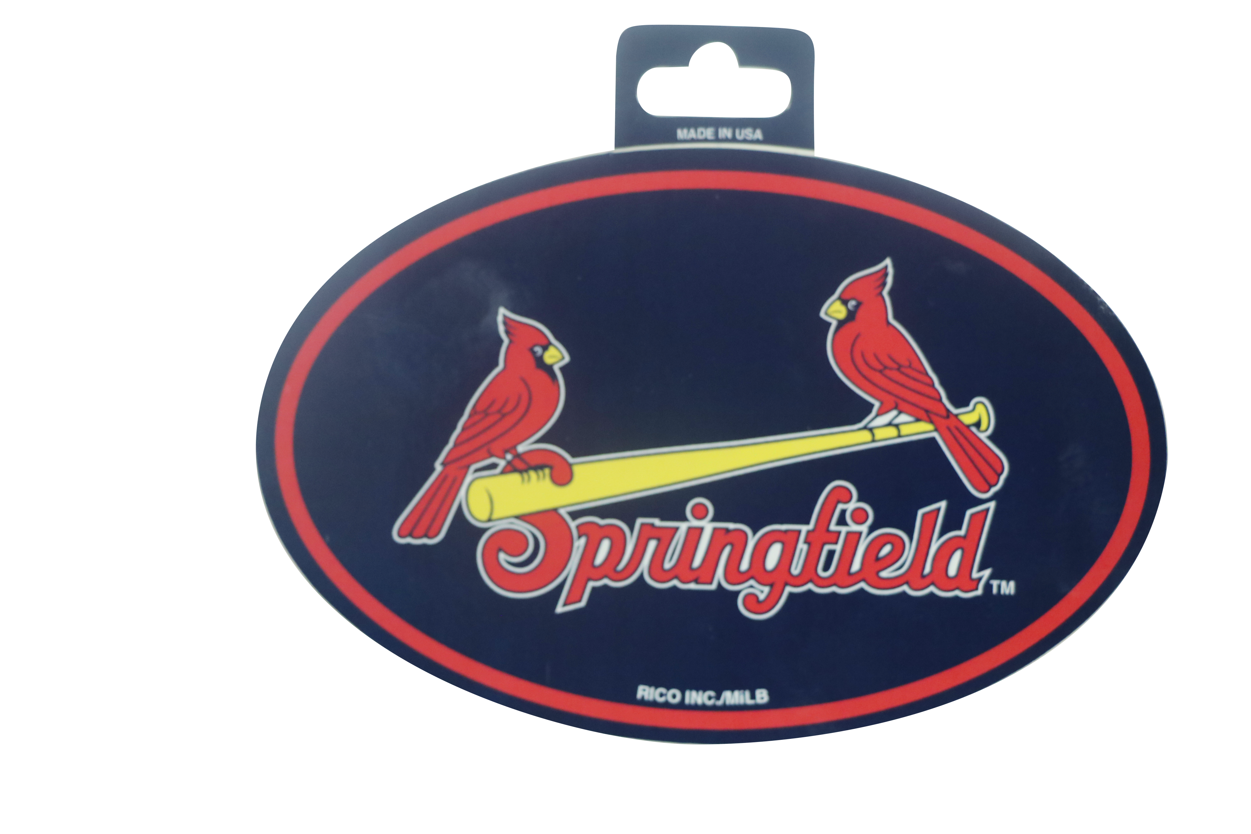 Sticker Oval – Springfield Cardinals