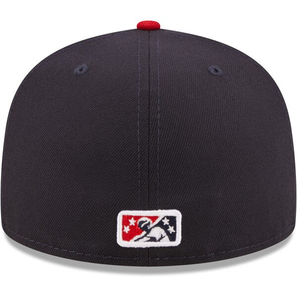 Boston Red Sox New Era Logo White 59FIFTY Fitted Hat - Cardinal 7 3/8